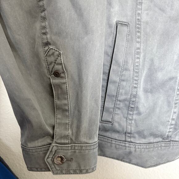 Tommy Bahama BORACAY JEAN JACKETTrucker Jacket XXL Gray Tencel Cotton Blend NWOT - Picture 9 of 9